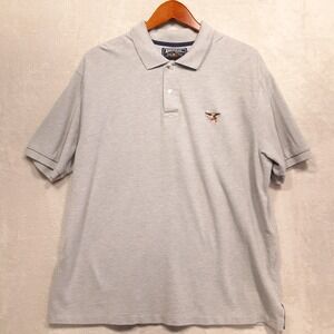 American Living Mens Soft Cotton Polo Shirt Sz.XL/Gray/Plain-Golf-Casual
